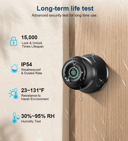 Smart Fingerprint Door Knob
